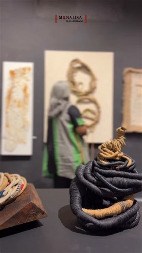 Working at the intersection of textile design and art, Mansi Saraf explores the sculptural potential of soft materials. Using threads, fabric, and coiling techniques, she transforms textile processes into tactile, three-dimensional forms. Her works incorporate merino wool and thread, allowing texture, rhythm, and materiality to take centre stage. Through careful construction and repetition, the pieces move beyond surface, becoming quiet yet powerful sculptural expressions rooted in labour and pr