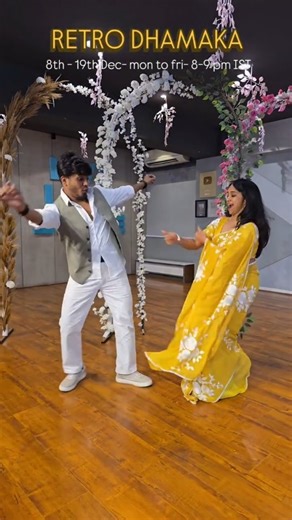 Ritu's dance studio on Instagram: "RETRO DHAMAKA- whtsp 98253 73973 8th dec till 19th dec Mon to fri - 8-9 pm IST 10 RETRO SONG CHOICES👇 solo dance choreo 8th- Mere naseeb me 9th- Sajna hai mujhe 10th- pardesiya ye Sach 11th- saiyan dil me aana 12th- chadhti jawani 15th- saamne ye Kaun aaya 16th- o mere sona re sona 17th- unse mili nazar 18th- aaj kal tere mere 19th- kaanta laga .......... *FEE - 1500/- only* *NRI FEE- 30 usd. Prices will change after 5th dec."