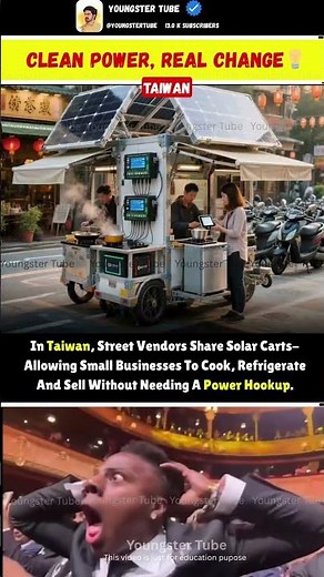 ☀️ The Solar Carts Powering Lives — Taiwan’s Brightest Street Innovation! ⚙️