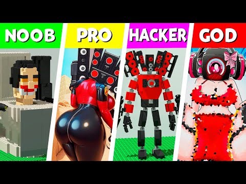 LEGO ALL Characters in Skibidi Toilet: Noob, Pro, HACKER! | Skibidi Toilet (Collection #869)