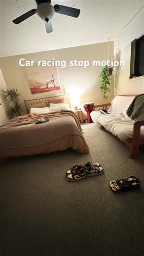 Car racing stop motion #car #stopmotion #cool #carracing #shorts