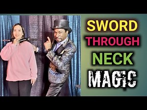 Sword through Neck Magic Trick | Dr.Gugampoo, Kuwait
