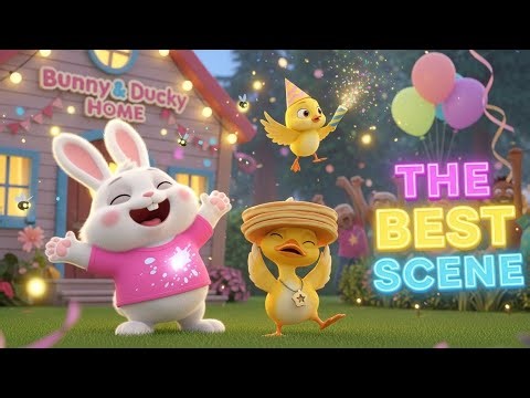 🏠 Bunny & Ducky Home | Funny 3D Cartoon Friends Adventure