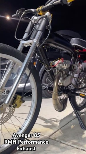 Scuttle Bucket Bikes Avenger 85 w/ RMH Performance Exhaust