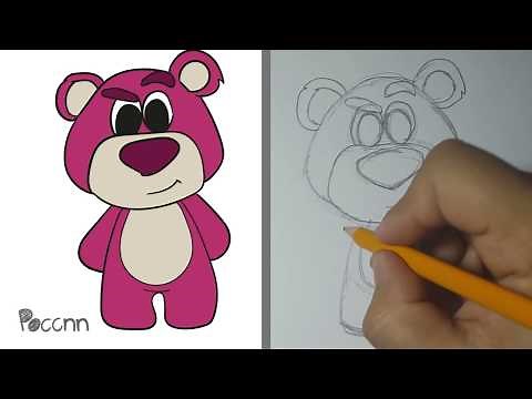 How to draw Cute Lotso (Toy Story 3)