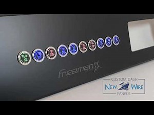 Laser etchable push button waterproof switches