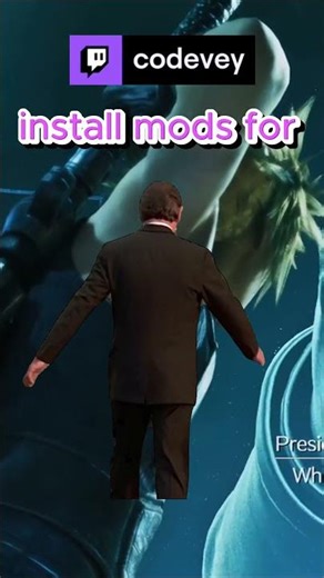Installing MODS in Final Fantasy 7 remake #finalfantasy7remake #meme #finalfantasy7 #gaming