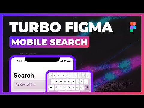 Mobile Search prototype with Smart Animate and Auto Layout • Turbo Figma