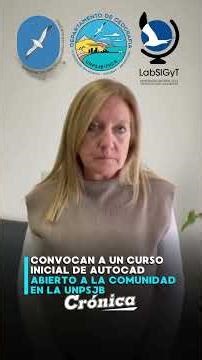 Curso de Autodesk AutoCAD diseño y dibujo para toda la comunidad en Comodoro Rivadavia UNPSJB FHyCS