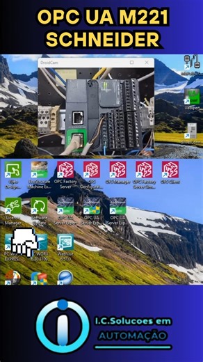 OPC UA M221 Schneider #automaçãoindustrial #clp #modicon #m221 #opcua