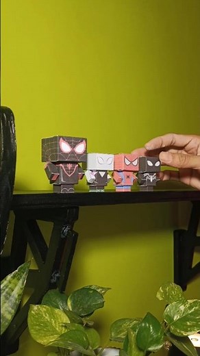 Spider-Man papercraft in 30 minutes 🕸️ 🕷️#diy #papercraft #spiderman #craft