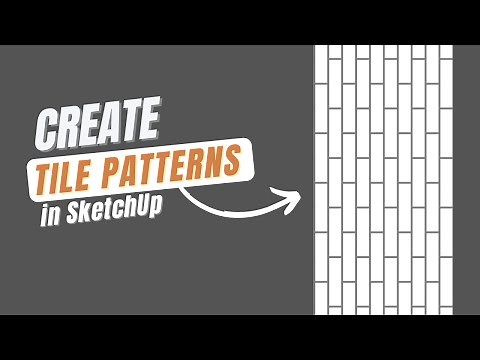 Create a repeating tile texture in SketchUp