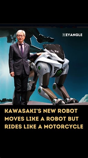 Keyangle on Instagram: "Meet the Kawasaki Corleo — a groundbreaking fusion of robotics and rideability. This revolutionary four-legged robot moves like a motorcycle but walks like a living creature, blurring the lines between machine and mobility. With dynamic balancing technology and biomechanical precision, Corleo doesn’t just transport — it captivates. Designed for both utility and spectacle, it redefines how we think about motion, engineering, and the future of personal transport. Whether it