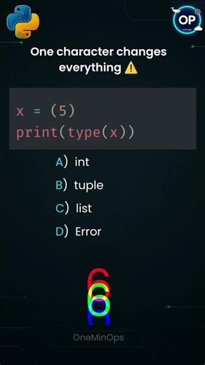 Python Mind Game 🧠 | Is This Really a Tuple?