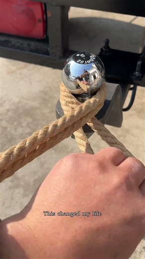 This knot is so strong and reliable!! #handyhacks #truckers