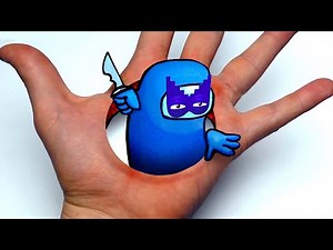 Numberblocks TUTORIAL AMONG US Transformations 3D