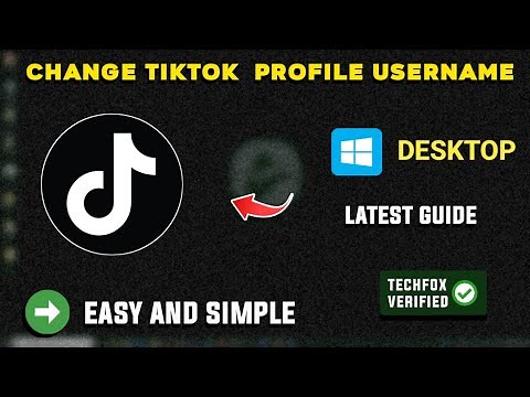 How to Change Your TikTok Username on PC - Full Guide