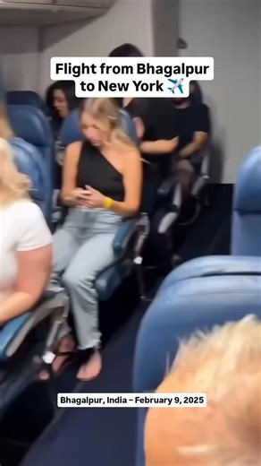 अंगिका मञ्जूषा on Instagram: "In an unprecedented and bizarre event, passengers aboard Flight BX-707 from Bhagalpur International Airport to New York City reported witnessing a terrifying, ostrich-like demon alien mid-flight. The aircraft, carrying a full load of passengers who were allegedly illegal immigrants in Bihar, plunged into chaos as the creature emerged near the economy class section. Eyewitnesses described the entity as an "eight-foot-tall, bird-like figure with glowing red eyes and r