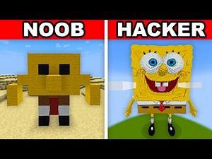 Minecraft NOOB vs HACKER: I Cheated in a CARTOON Build Challenge!