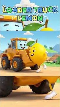 ABC Fruit Trucks I to P! Mango Monster Truck & Pineapple Police Truck #shortsforkids