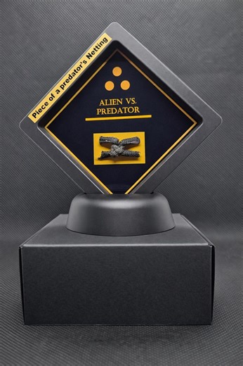 RARE - Alien Vs Predator: Piece of Predator's Bodysuit Netting Used in the Movie Encased in Stylish Black Framed Display With COA - Etsy