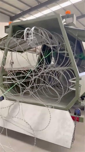 Mobile Concertina Wire Deployment System from a Vehicle