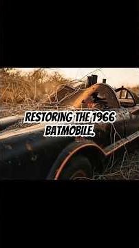 Restoring the 1966 Batmobile. #batmobile #restore #RebuildX #classiccars #usa