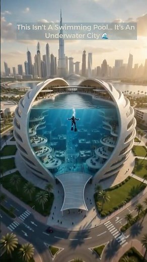 Dubai Built A City Underwater 😳 | Deep Dive Dubai #deepdive #scubadiving #dubai #swimmingpool
