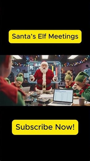 Santa’s Elf Meetings #shorts #christmascomedy #youtubeshorts #entertainment #ai #shortvideos #viral