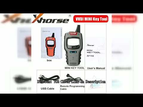 Xhorse VVDI MINI Key Tool Remote Programmer Free With Renew Cable Global Version