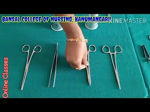 Topic : Surgical Instruments for B.Sc.(N) & GNM II year students
