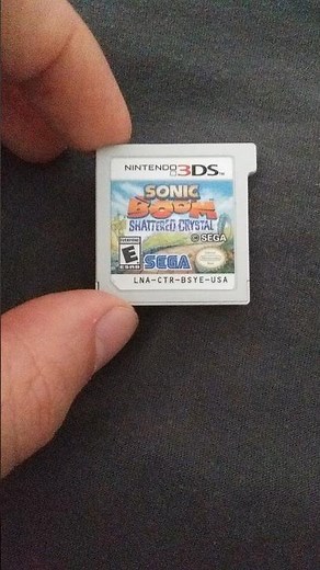 A Brief Review; 'Sonic Boom: Shattered Crystal', 3DS #sonic #gaming #nintendo