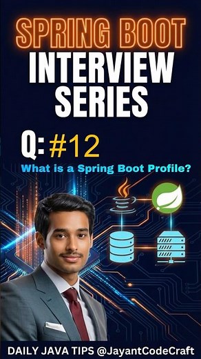 What is a Spring Boot Profile? (Interview Q#12) 🌍 #java #interviewpreparation #coding