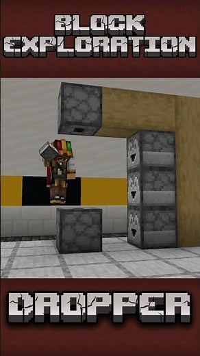 The Dropper (Explained) #minecrafttutorial #redstone #dropper