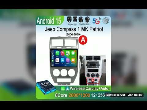 Best Android 15 Dodge Caliber Review 2026 Caliber Jeep Compass 1 Mk Patriot 2006 2010 Car Radio