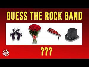 GUESS the Rock band | Music QUIZ | Metallica Black Sabbath Queen