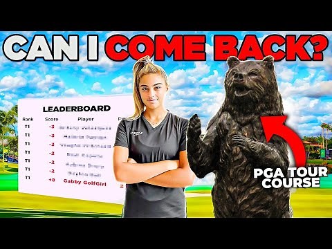 Can I Comeback In This Tournament?? On a PGA TOUR Course