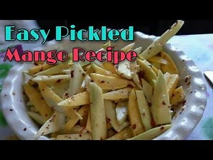 Easy Pickled Mango Recipe / Burong Mangga