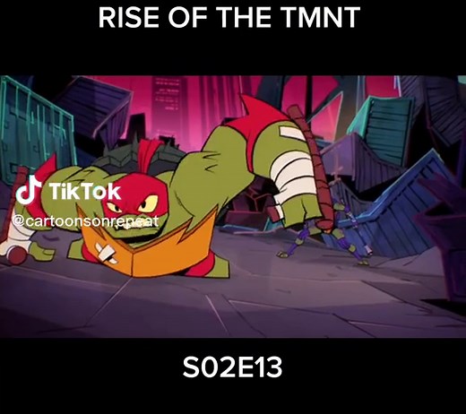 Teenage Mutant Ninja Turtles: Raphael vs Shredder (RISE OF THE TMNT S02E13)