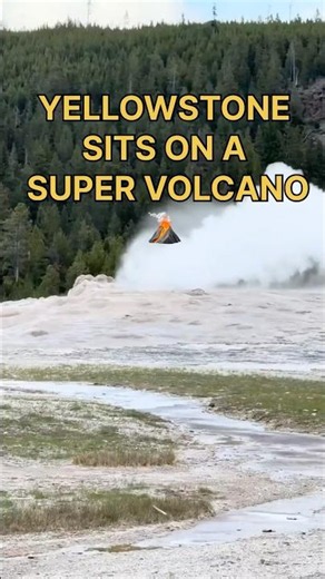 Yellowstone sits on a SUPER VOLCANO 🌋 BOILING 🥵 water