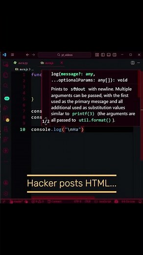 innerHTML XSS: One Comment That Stole Everyone’s Cookies#codecrime #xss#innerhtml#javascript#shorts