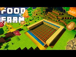 The BEST and EASIEST Starter Food Farm in Minecraft 1.20 [Java and Bedrock ]