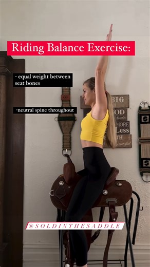 Finding your balance in the saddle? Our Burns Saddles assist you in staying centered, while @solidinthesaddle shares fantastic exercises to fine-tune your balance for an even smoother ride. PC: @solidinthesaddle #Balance #Exercise #BarrelRacing #CowgirlExercises | Burns Saddlery