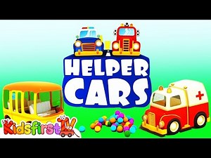 Helper Cars compilation 1. Car cartoons for kids.