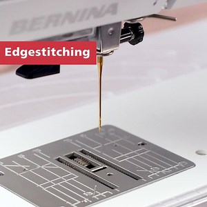 Give your projects a professional look using edgestitching. Click "Learn More" for the free tutorial. | BERNINA USA