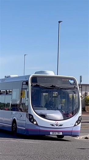 SN14 EBV 47581 running Not In Service