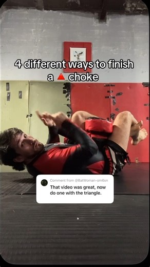 4 different triangle choke variations #jiujitsu #bjj