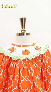 Discover the lovely pumpkin-smocking patterns from Babeeni's experienced artisans. Delicate stitches and creative color combinations make lively and matching patterns for Thanksgiving Day. Contact us if you have any ideas and want to show them on each clothing item. BABEENI - WE CAN SMOCK YOUR IDEA! ------------🐝------------- WhatsApp or iMessage: 84 82 377 6668 Email: customer@babeeni.com | Babeeni-Wholesale children smocked dresses