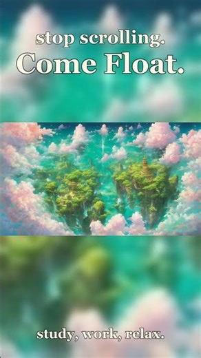 Sci-Fi Portal Floating Island – 1 Hour Lofi Beats for Study & Work #Shorts