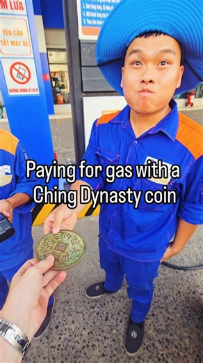 Dixie Dragon on Instagram: "Make Chinese coins great again! #travel #coins #cambodia #prank #funny"